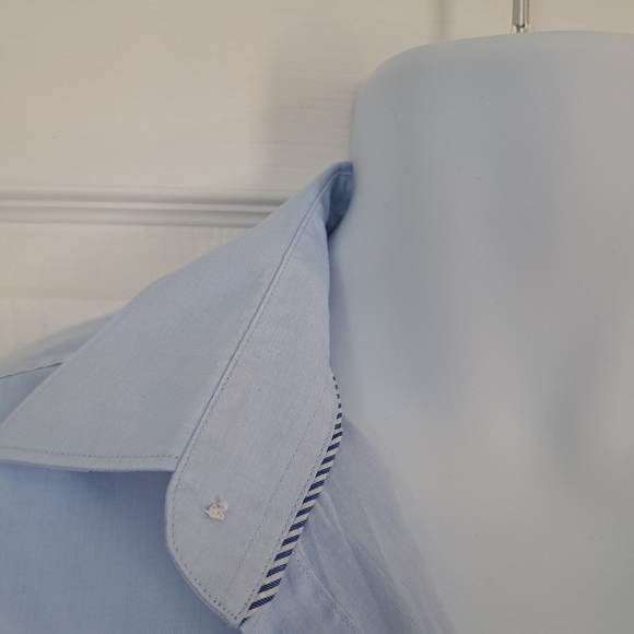 Haggar - Dress Shirt - EZ Button, Comfort Classic Fit - No Iron - EUC - 16/34-35 - Picture 9 of 10